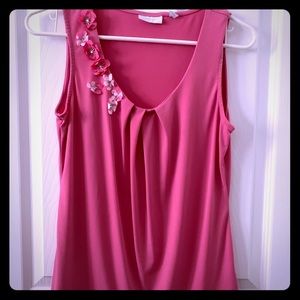 New York & Co blossom pink top